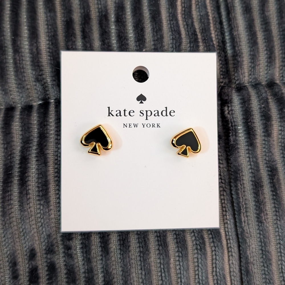 Kate Spade Everyday Spade Post Earrings NWT